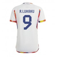 Maglie da calcio Belgio Romelu Lukaku #9 Seconda Maglia Mondiali 2022 Manica Corta